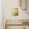 Dunelm Cherie Glass Table Lamp