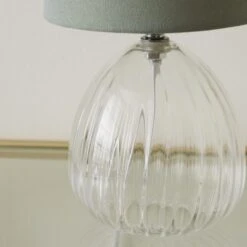 Dunelm Cherie Glass Table Lamp -Home Lighting 30796796 alt03