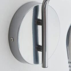 Dunelm Issac Chrome Effect Wall Light -Home Lighting 30798514 alt02
