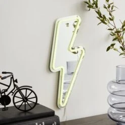 Dunelm Lightning Bolt Neon Sign -Home Lighting 30798519 alt03