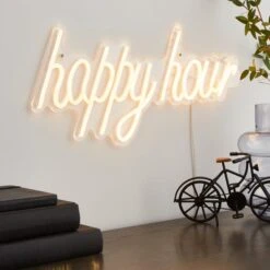 Dunelm Happy Hour Neon Sign