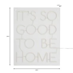 Dunelm Good To Be Home Neon Sign -Home Lighting 30798581 alt05