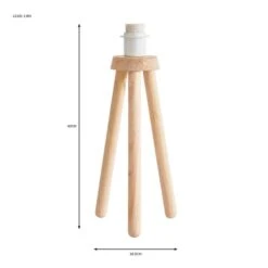 Dunelm Paint Your Own Tripod Table Lamp -Home Lighting 30798603 alt05