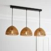 Dunelm Artisan Avery Natural 3 Light Diner Ceiling Fitting