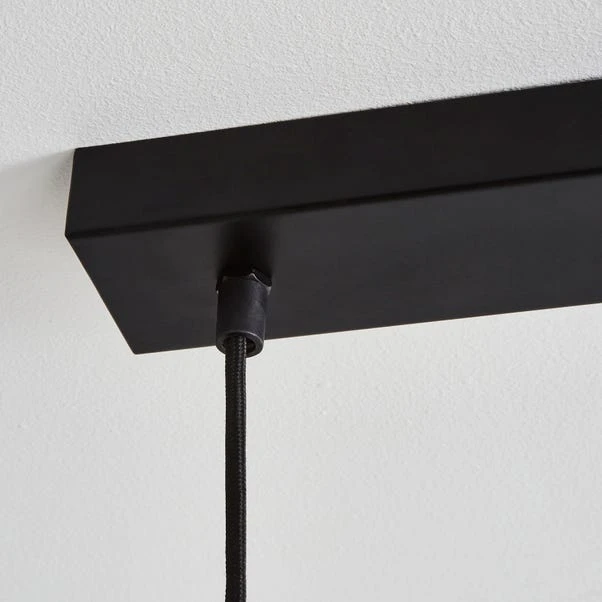 Dunelm Artisan Avery Natural 3 Light Diner Ceiling Fitting 4 Dunelm Artisan Avery Natural 3 Light Diner Ceiling Fitting - Image 4