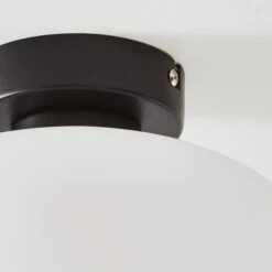 Dunelm Palazzo Frosted Flush Ceiling Fitting -Home Lighting 30798677 alt03