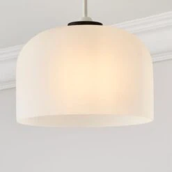 Dunelm Palazzo Easy Fit Frosted Pendant Light