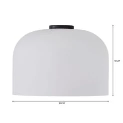 Dunelm Palazzo Easy Fit Frosted Pendant Light -Home Lighting 30798678 alt05