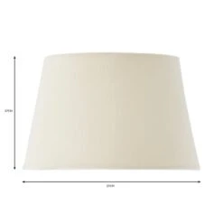 Dunelm Clara 27cm Tapered Lamp Shade -Home Lighting 30799252 alt04