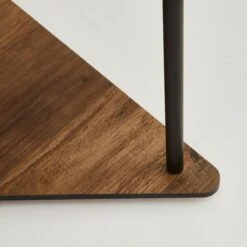 Dunelm Fulton Corner Shelved Floor Lamp Rustic Pine -Home Lighting 30802424 alt02