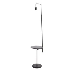 Dunelm Aubrey Exposed Bulb Floor Lamp With Table Black 10 Dunelm Aubrey Exposed Bulb Floor Lamp With Table Black -Home Lighting 30802433 alt04