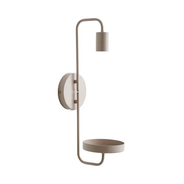 Dunelm Aubrey Exposed Bulb Shelf Wall Light 5 Dunelm Aubrey Exposed Bulb Shelf Wall Light - Image 5