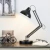 Dunelm Archibald Articulated Black Desk Lamp