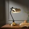 Natural History Museum Banker Desk Lamp Brass