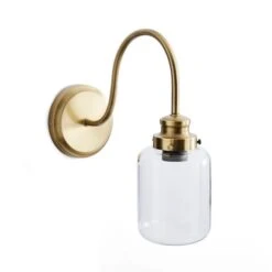Natural History Museum Wall Light Clear And Brass -Home Lighting 30803341 alt03