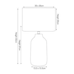 Pacific Lifestyle Flora Table Lamp -Home Lighting 30803398 alt04