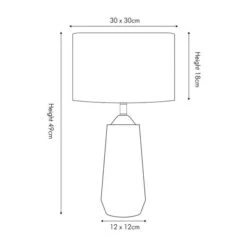 Pacific Lifestyle Artemis Tall Table Lamp -Home Lighting 30803400 alt04