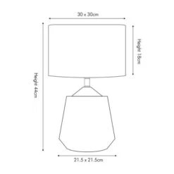 Pacific Lifestyle Artemis Small Table Lamp -Home Lighting 30803531 alt04