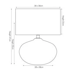 Pacific Lifestyle Cassius Table Lamp -Home Lighting 30803535 alt03