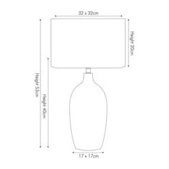 Pacific Lifestyle Abbie Table Lamp -Home Lighting 30803540 alt03