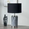 Pacific Lifestyle Carrara Grey Small Table Lamp