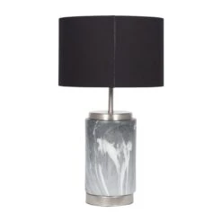 Pacific Lifestyle Carrara Grey Small Table Lamp 6 Pacific Lifestyle Carrara Grey Small Table Lamp -Home Lighting 30803548 alt02