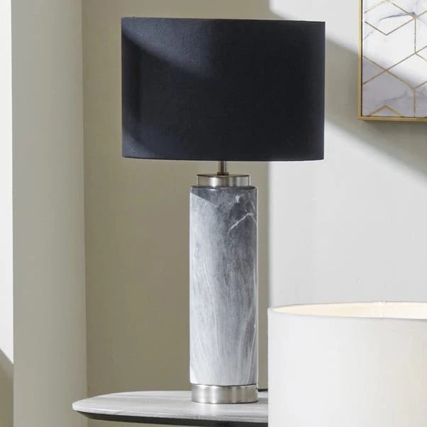 Pacific Lifestyle Carrara Grey Tall Table Lamp 1 Pacific Lifestyle Carrara Grey Tall Table Lamp