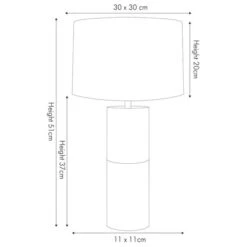 Pacific Lifestyle Etosha Table Lamp -Home Lighting 30804016 alt03