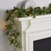 Dunelm Eucalyptus Green Lit Garland