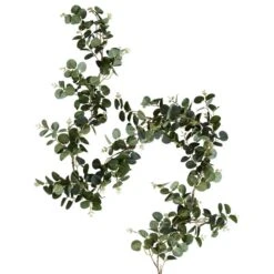 Dunelm Eucalyptus Green Lit Garland -Home Lighting 30808831 alt05