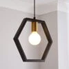 Dunelm Hexa 1 Light Ceiling Fitting