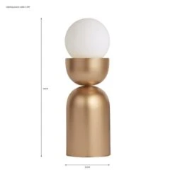 Dunelm Lunebar Touch Table Lamp -Home Lighting 30818434 alt07