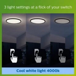 Philips Superslim Integrated LED Outdoor Ceiling Light, Cool White 10 Philips Superslim Integrated LED Outdoor Ceiling Light, Cool White -Home Lighting 30838297 alt04