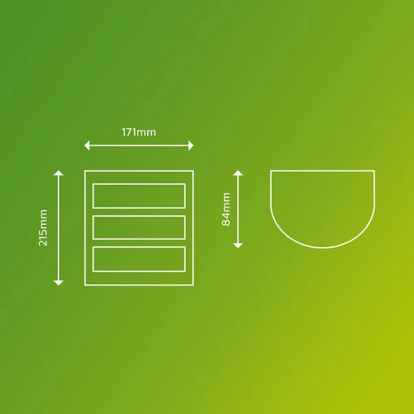 Philips Python Integrated LED Outdoor Wall Light, Warm White 3 Philips Python Integrated LED Outdoor Wall Light, Warm White - Image 3