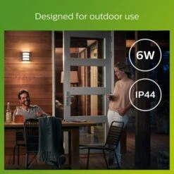 Philips Python Integrated LED Outdoor Wall Light, Warm White 11 Philips Python Integrated LED Outdoor Wall Light, Warm White -Home Lighting 30838312 alt05