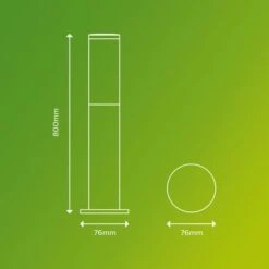 Philips Uthrecht Integrated LED Outdoor Post Light -Home Lighting 30838314 alt02