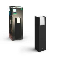 Philips HUE Fuzo Smart Integrated LED Outdoor Pedestal Light