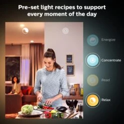 Philips HUE Smart 4 Watt SES LED Tunable Luster Bulb 2 Pack -Home Lighting 30838358 alt02