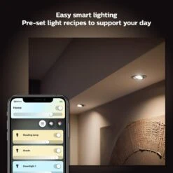 Philips HUE Smart 8 Watt ES LED Tunable GLS Bulb 2 Pack 9 Philips HUE Smart 8 Watt ES LED Tunable GLS Bulb 2 Pack -Home Lighting 30838359 alt03