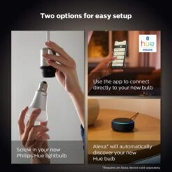 Philips HUE Smart 4.3 Watt GU10 LED Tunable Spotlight Bulb 3 Pack -Home Lighting 30838361 alt04