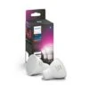Philips HUE Smart 4.3 Watt GU10 LED Colour Changing Spotlight Bulb 2 Pack