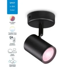WiZ Connected WiZ Imageo Smart 1 Light LED Adjustable Spotlight -Home Lighting 30838374 alt02