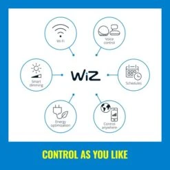 WiZ Connected WiZ Aura Smart LED Ceiling Light -Home Lighting 30838382 alt03